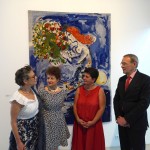 Inauguration de l'exposition « Nice Soleil Fleurs - Marc Chagall et la Baie des Anges » au musée national Marc Chagall de Nice
