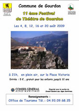 Le 11ème Festival de Théâtre de Gourdon en 2009 Le 11ème Festival de Théâtre de Gourdon en 2009